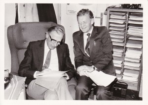 Ladislav Chudík a prof. Stanislav Kratochvíl - príprava na seminár Ladislav CHUDÍK: Dobrô slovo Čechom a Slovákom súcim na slovo.
