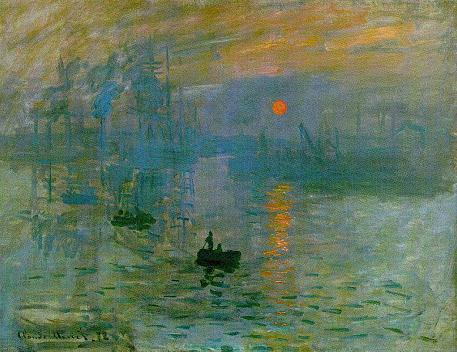 Impresia Východ slnka Claude Monet