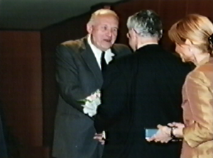 Václav Břicháček Kongres EAWOP Praha 2001 Ocenenie za celoživotné zásluhy o rozvoj psychológie práce
