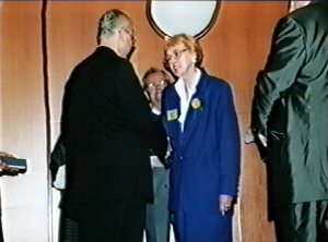 Marie Mayerová -Kongres EAWOP Praha 2001 Ocenenie za celoživotné zásluhy o rozvoj psychológie práce